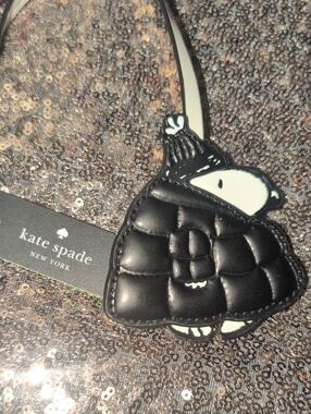 Kate Spade X Snoopy Collab Bag Charm NWT